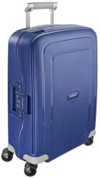 Samsonite S'CURE négykerekű kék-szürke csatos kabinbőrönd 55cm 49539-1247 - taskaweb