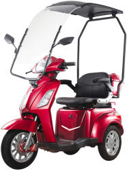 inSPORTline Elektromos háromkerekű robogó tetővel inSPORTline Zorica - piros