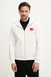HUGO BOSS pamut melegítőfelső fekete, férfi, melange, kapucnis, 50447972 - bézs XXL - answear - 51 990 Ft