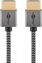 Goobay Cablu Slim High Speed HDMI 8K60Hz T-T 1m brodat, Goobay G75757 (G75757)