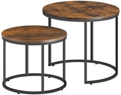  Set de masute de cafea TAYLOR, rustic maro Masa de cafea