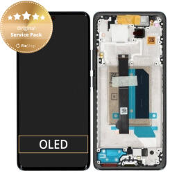 Xiaomi Redmi Note 14 Pro+ 5G 24094RAD4G - LCD Kijelző + Érintőüveg + Keret (Midnight Black) - 5600190O16U00 Genuine Service Pack, Fekete