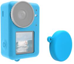 PULUZ Husă siliconică PULUZ pentru camera de acțiune DJI Osmo Action 5 Pro / Osmo Action 4 / Osmo Action 3 albastru