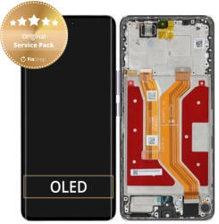 Honor Magic7 Lite - LCD Kijelző + Érintőüveg + Keret (Titanium Purple) - 0235AMMP Genuine Service Pack