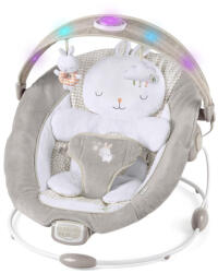 Ingenuity Twinkle Tails Rezgő Pihenőszék Dallamokkal és Fénnyel Újszülött Kortól - Levehető Játékhíd, Nyugtató Vibrációk, 3 Pontos Biztonsági Öv, 9kg Súlyhatárig (074451112001)
