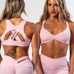 NEBBIA - Sportmelltartó STRONG BEAUTY 424 (pink) (XS) - NEBBIA