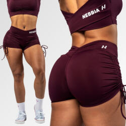 NEBBIA - Push-up short OWN YOUR POWER 429 (dark red) (M) - NEBBIA