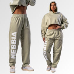 NEBBIA - Baggy melegítőnadrág BOYFRIEND STYLE 432 (light green) (S) - NEBBIA