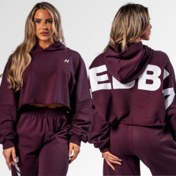 NEBBIA - Oversized kapucnis melegítő felső OWN YOUR POWER 433 (dark red) (M/L) - NEBBIA