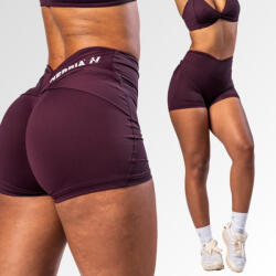 NEBBIA - Alakformáló short V-shaped derékkal STRONG BEAUTY 428 (dark red) (M) - NEBBIA
