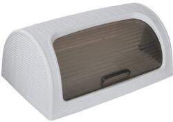  Cutie Depozitare Paine Ratan , Plastic , Alb Si Maro 05330 41, 7x26, 9x18, 1cm (gm82632)