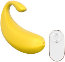 Sex HD - okos, banán formájú vibrációs tojás (sárga) (6970165152217) - pajkospajtas