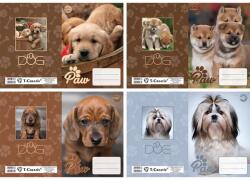 T-Creativ Füzetborító betétes T-Creativ Puppies kutyás minták 4x5 db/csomag (N12068TPU)