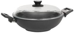 SKK Titán wok 32/11 hőálló fedéllel, indukciós SKK sorozat 7-es sorozat 7 - proficookware - 62 424 Ft