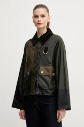 Barbour rövid kabát Alma női, zöld, átmeneti, LWX1465OL51 - zöld 36