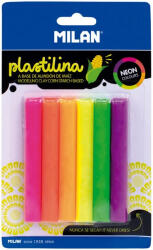 Gyurma 70g Milan 6 db-os, neon színek MIL000197 (M09023200)
