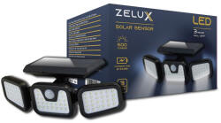 ZELUX Lampă LED solară cu senzor de mişcare 500 lm, IP65, 3 moduri de iluminare (ZX-MWS-7152-RC)