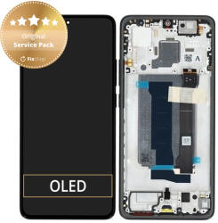 Xiaomi Poco X7 Pro 2412DPC0AG - Ecran LCD + Sticlă Tactilă + Ramă (Black) - 56000300O1000 Genuine Service Pack, Black