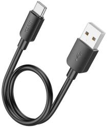 hoco. X96 adatkábel (USB - Type-C, 27W, PD gyorstöltő, 25cm) FEKETE (X96_USB_TYPEC_BLACK) - bluedigital