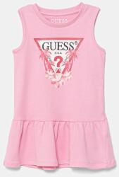 Guess gyerek pamutruha rózsaszín, mini, egyenes, K4RK23 KA6W4 - rózsaszín 118-122
