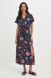 MEDICINE ruha fekete, maxi, harang alakú - fekete XS - answear - 9 990 Ft