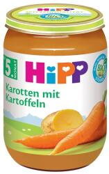 Hipp Био зеленчуково пюре Hipp - Ранни моркови и картофи, 190 g (4110) - kindermarket