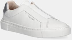 Calvin Klein bőr sportcipő CUPSOLE SLIP ON W/ML - LTH fehér, HW0HW02289 - fehér Női 40