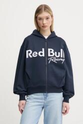 Red Bull Racing x Pepe Jeans pamut melegítőfelső LOGO ZIP HOODIE sötétkék, női, nyomott mintás, kapucnis, RL580011 - sötétkék L