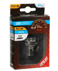 LAMPA 12V BA15S 11 LED dióda, piros színű (0158375) (0158375)