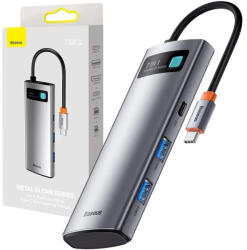 Baseus Adapter 7w1 Baseus Hub USB-C na 2x USB 3.0 + HDMI + USB-C PD (WKWG020113) - scom