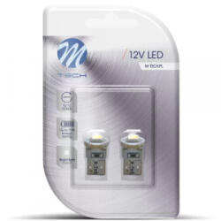 m-tech T10 LED P 1x5050 SMD fehér színű pát (72LB081W)