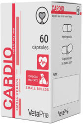 VetaPro cardio 60caps cut sanatate cardiovasculara caini si pisici rase mici