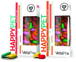 VetaPro happy pet 60tab cut complex multivitamine si minerale caini adulti