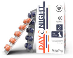 VetaPro daynight complex vitamine 60tab cut catelusi