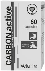 Vetapro carbon active 500MG 60cap cut suport gastrointestinal caini si pisici