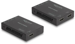 Delock HDMI-hosszabbító készlet Cat. 6-os kábelen keresztül 4K 60 Hz 50 m (DL-65955)