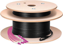 LogiLink Fiber törzskábel U-DQ(ZN)BH, 8 eres multimódusú OM4, 140 m, LC/UPC - LC/UPC (FT2U140)