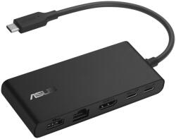 ASUS Dock 4K Vezetékes USB 3.2 Gen 2 (3.1 Gen 2) Type-C Fekete (DC201 DUAL 4K USB-C DOCK)