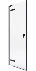 Roca Metropolis-N uși de duș 110 cm înclinabilă negru mat/sticlă transparentă AMP0811016M (AMP0811016M)