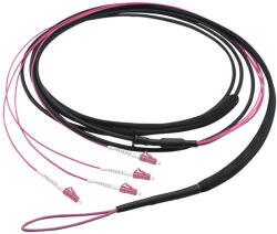 LogiLink Fiber törzskábel U-DQ(ZN)BH, 4 eres multimódusú OM4, 80 m, LC/UPC - LC/UPC (FT1U080)