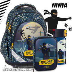 Ars Una anatómiai iskolatáska SZETT - Ninjas in the dark (AU-F1) (5993120024924SZ)