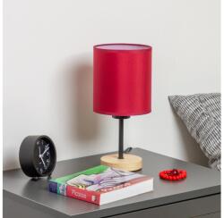 Brilagi Brilagi - Asztali lámpa NUBILA WOOD 1xE27/25W/230V tölgy/Pompeiai piros BG1567L (BG1567L)