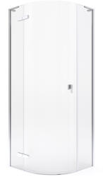 Roca Metropolis-N zuhanykabin 90x90 cm félkör alakú króm fényes/átlátszó üveg AMP1009012M (AMP1009012M)