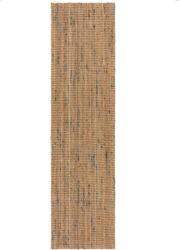 Flair Rugs Covor tip traversă albastru/în culoare naturală țesut manual din iută 60x230 cm Jute Boucle Blue - Flair Rugs Covor