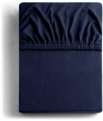 Restilo Cearceaf albastru închis din jerseu cu elastic 220x200 cm Amber - Restilo