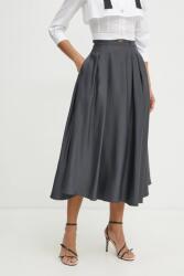 Elisabetta Franchi szoknya szürke, maxi, harang alakú, GO09851E2 - szürke 40