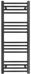 Welland Fekete 400x1100mm törölközőszárítós fürdőszobai radiátor Welland Lux | Készletről | Gyors kiszállítással (CN1100400BL)