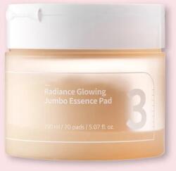 numbuzin Dischete cu esență Nr. 3 pentru iluminare varianta mare No. 3 Radiance Glowing Jumbo Essence Pad - 190 ml / 70 buc