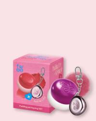 FWEE Krémes balzsam ajkakra és orcákra, kulcstartóval Lip&Cheek Blurry Pudding Pot + Pendant Keyring - 5 g No. Mv03 Baddie
