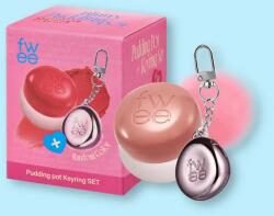 FWEE Krémes balzsam ajkakra és orcákra, kulcstartóval Lip&Cheek Blurry Pudding Pot + Pendant Keyring - 5 g No. Nd02 Like
